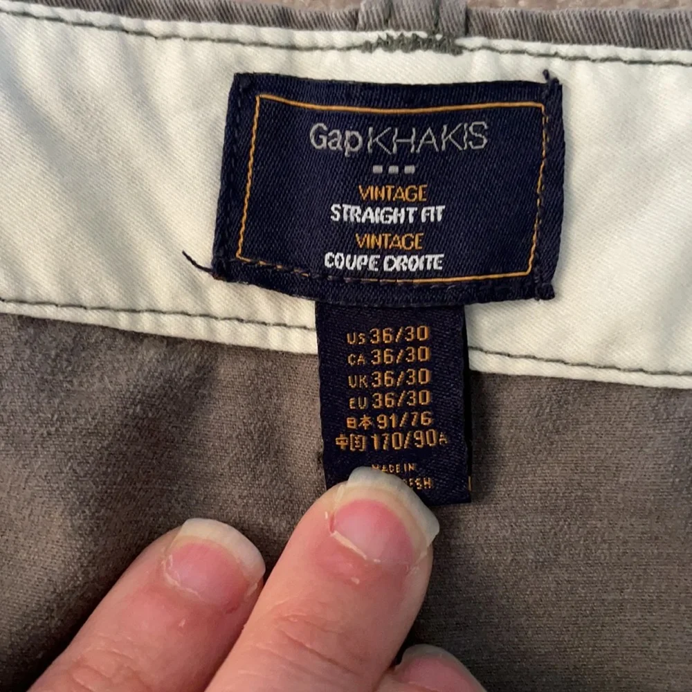 Gray GAP Khakis